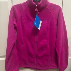 NWT Columbia Vibrant Pink Fleece Jacket